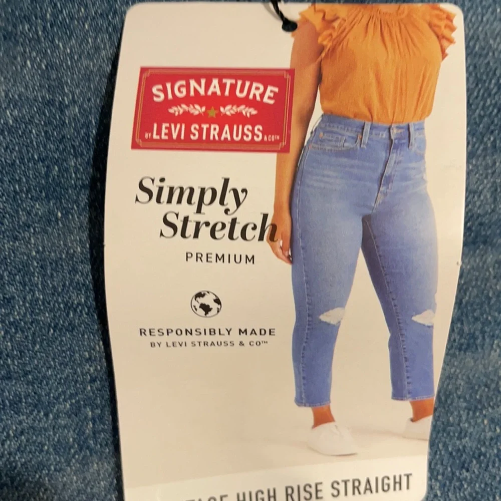 Signature Levi's Strauss heritage high rise straight_3